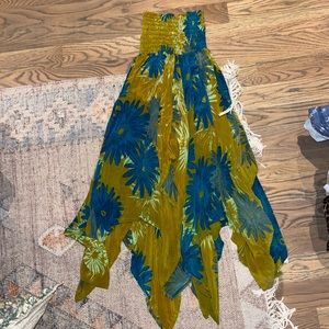 Indie Ella Flowy Strapless Dress